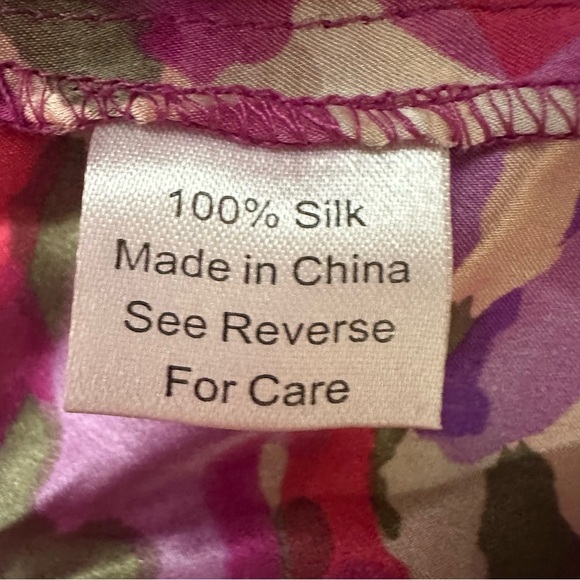 Parker Multicolor Floral Silk Racerback Dress - Picture 7 of 9